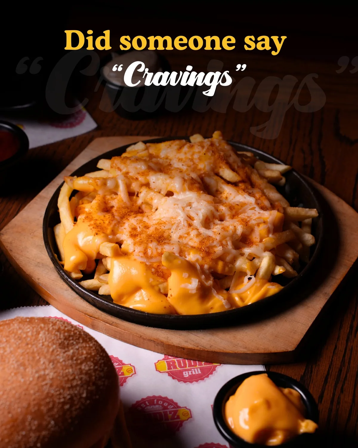 Loaded RUDIZ dish with fries